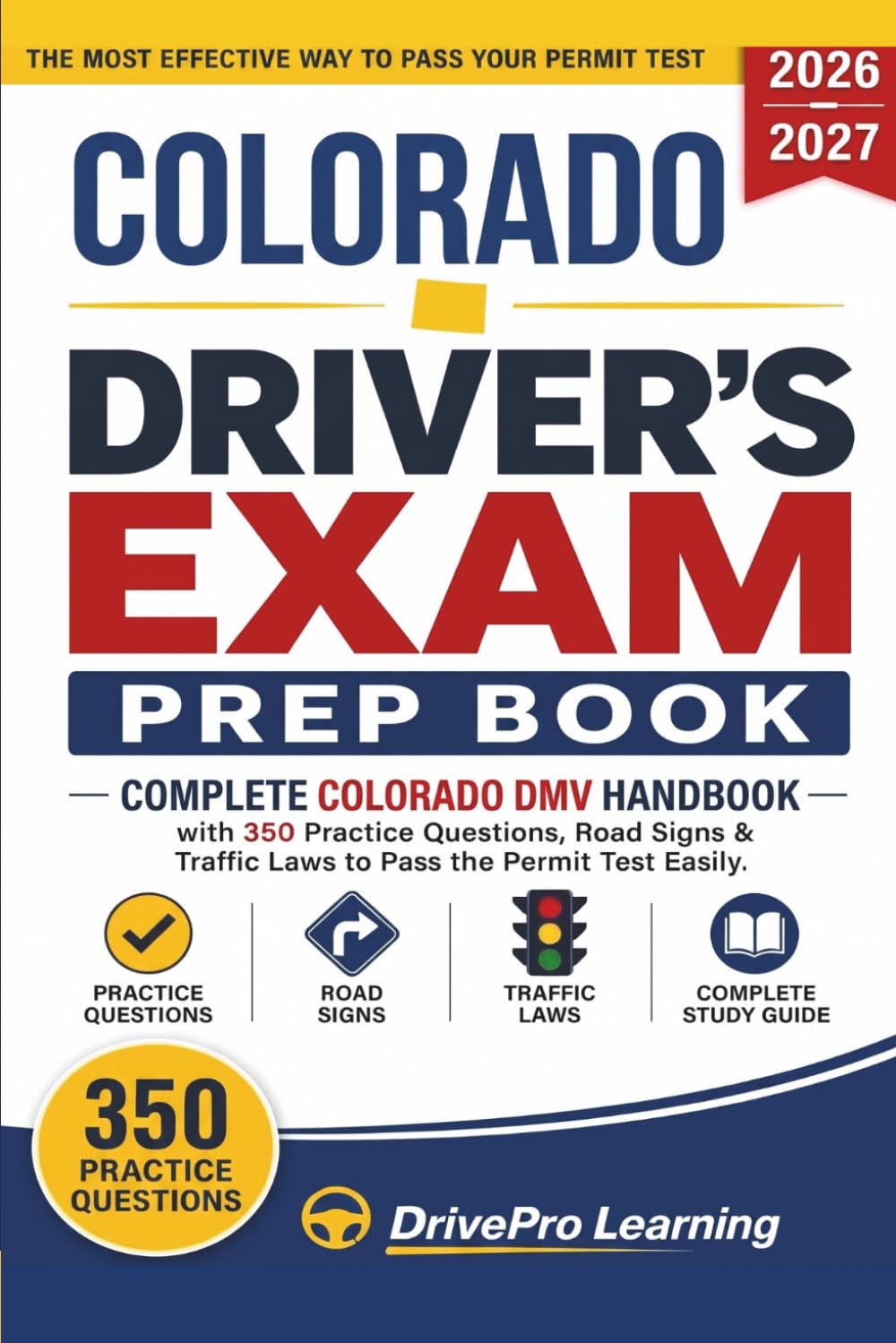 ler totalmente Colorado Driver's Exam Prep Book: Complete Colorado DMV Handbook with Road Signs, Traffic Laws, & Study Tips to Pass the Permit Test Easily (Gray Edition)