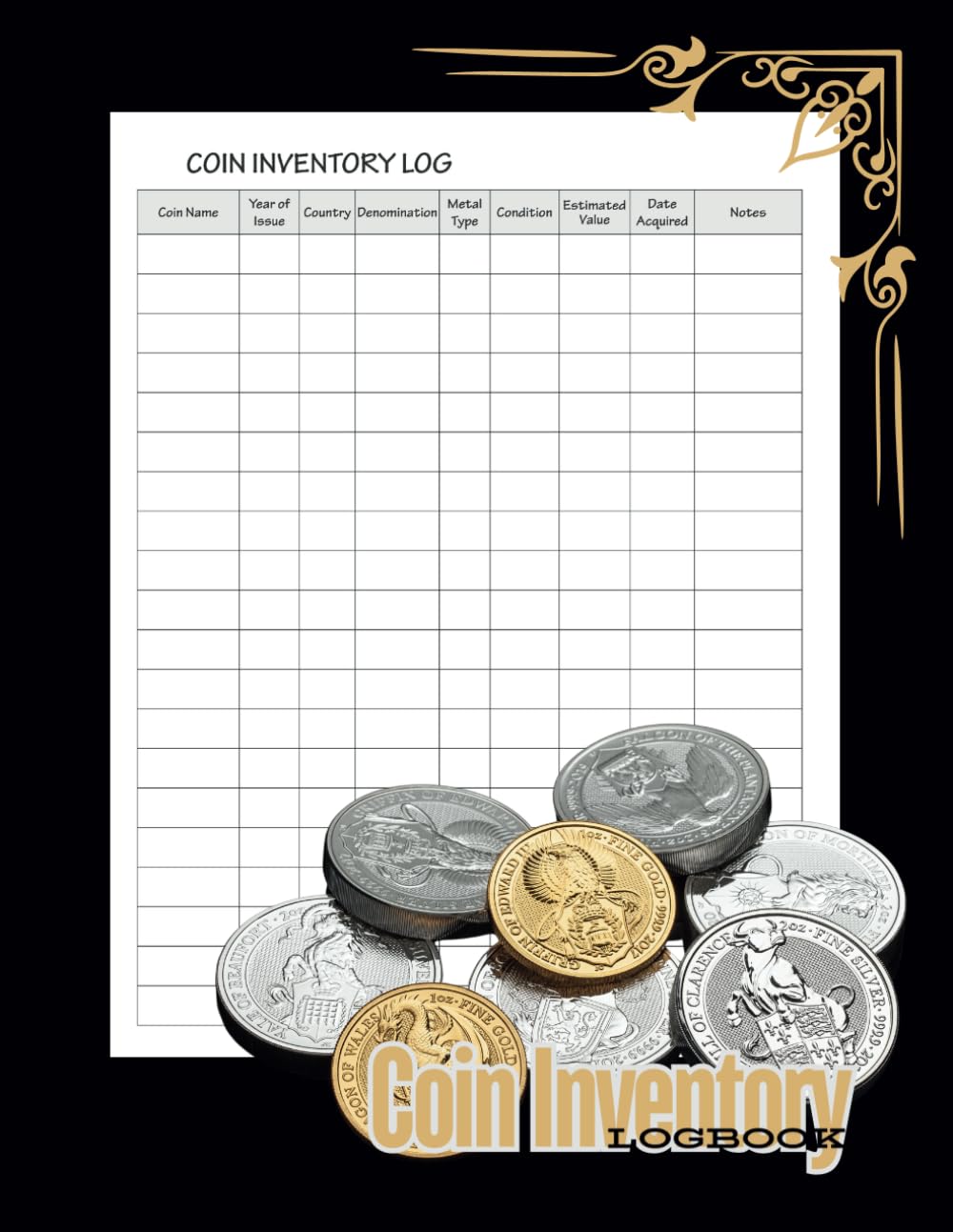 capítulo por capítulo baixar Coin Inventory Logbook: A Comprehensive Record Book for Coin Collectors