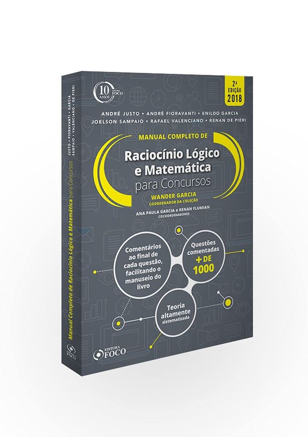 ler totalmente Manual Completo de Raciocínio Lógico e Matemática Para Concursos