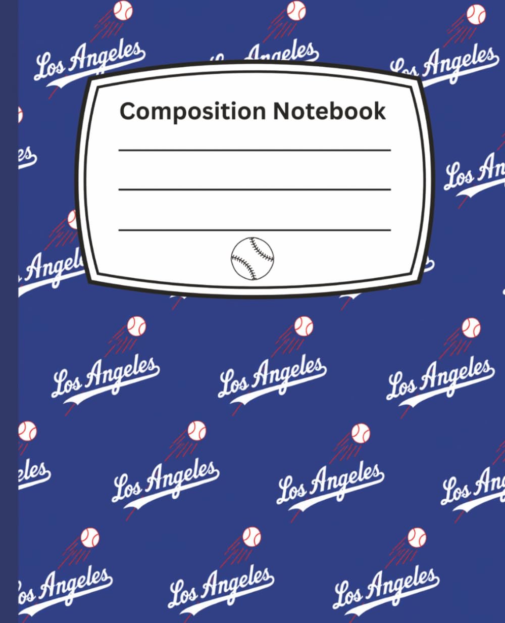 capítulo por capítulo baixar Composition Notebook: Los Angeles Baseball | For kids, teens, and adults, great for school and office | Boys Sports Blue Notebook | Wide ruled, 7.5 x 9.25, 100 Pages