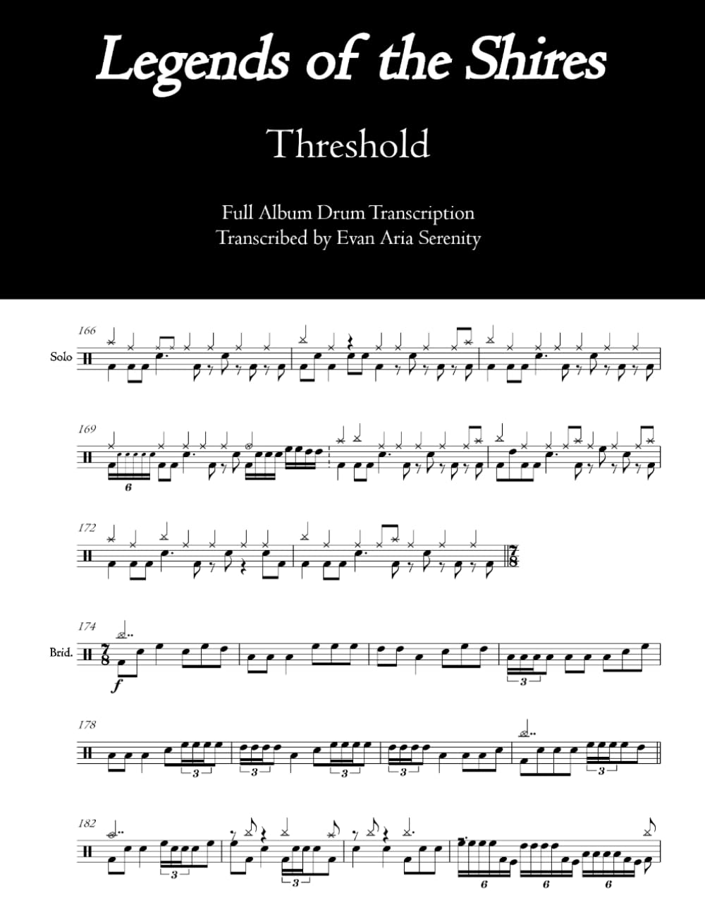 ler totalmente Threshold - Legends of the Shires: Full Album Drum Transcription (JDS Drum Transcription Books)