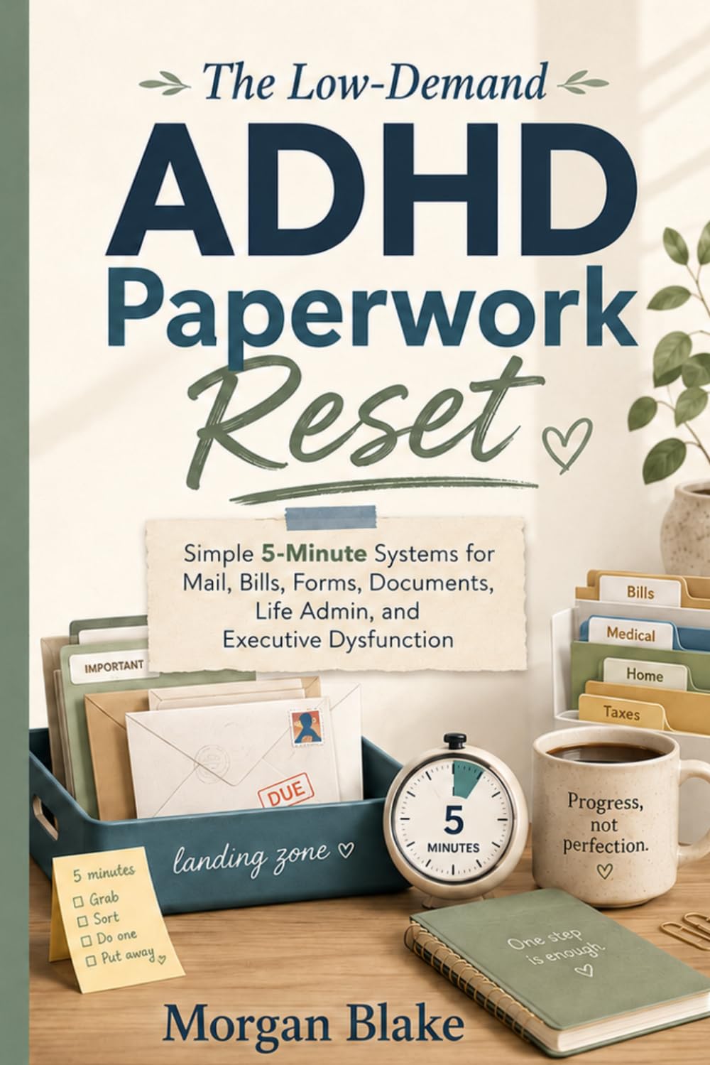 The Low-Demand ADHD Paperwork Reset: Simple 5-Minute Systems for Mail, Bills, Forms, Documents, Life Admin, and Executive Dysfunction baixar livro de graça