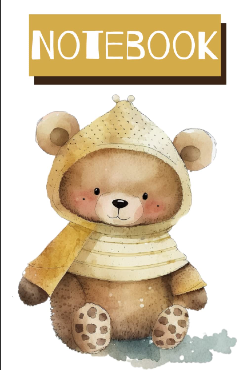 Notebook: A bear wearing a sweater themed blank lined notebook, 120 pages, 6x9", perfect for mom, dad, grandma, granddad and bear enthusiasts baixar livro de graça