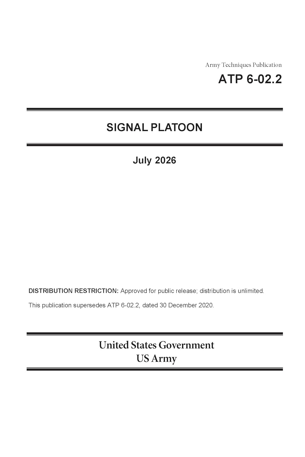 capítulo por capítulo baixar Army Techniques Publication ATP 6-02.2 Signal Platoon July 2026 (English Edition)