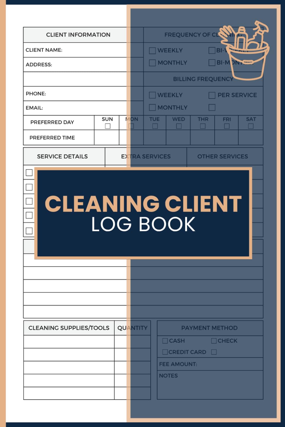 capítulo por capítulo baixar Cleaning Client Log Book: Track Customer Information, Document Service Requirements, Manage Visit Schedules, Record Payment Details and Maintain Job... Contractors, Housekeepers and Maid Services