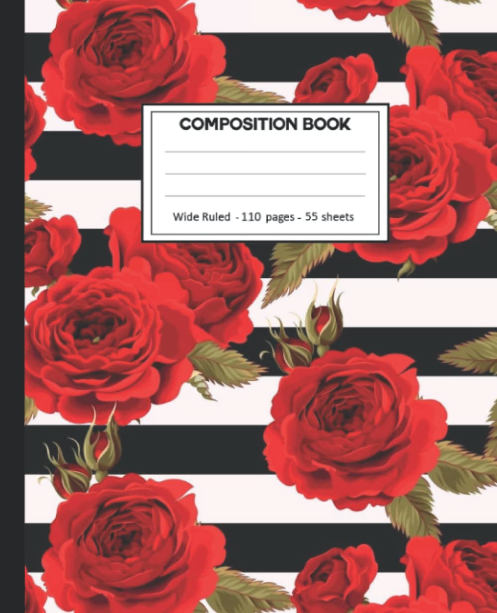 ler totalmente Composition Notebook: Rose Wide Ruled Blank Lined Composition Book Journal (7.5 x 9.25 in) Cute Notebooks for Girls Teens Kids School Planner Diary Writing Notes.