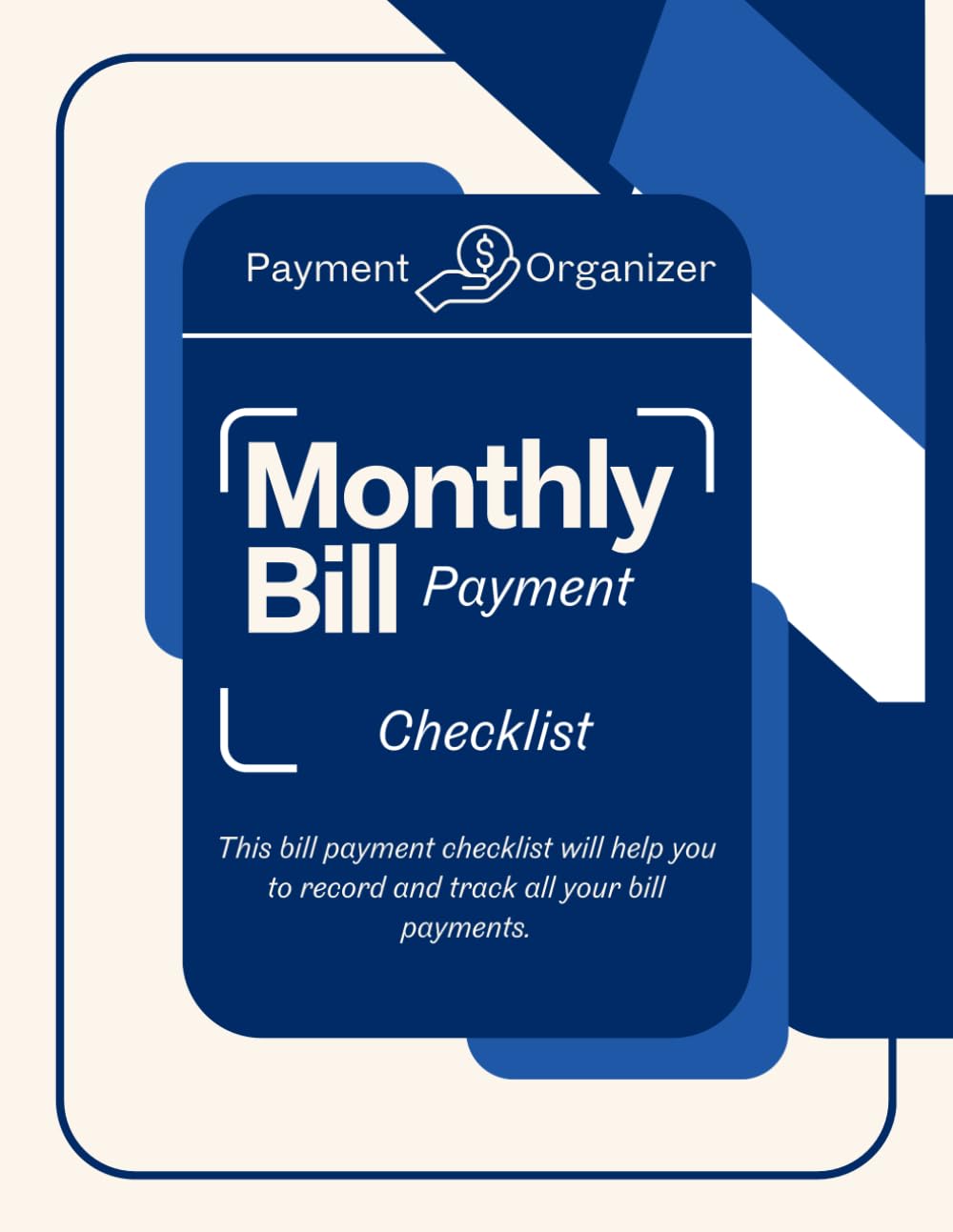 Monthly Bill Payment Checklist: Bill Tracker Notebook - Monthly Bill Organizer & Planner for Personal Budgeting Financial, Payments Checklist Organizer, 5.8" x 11", 110 pages baixar livro de graça