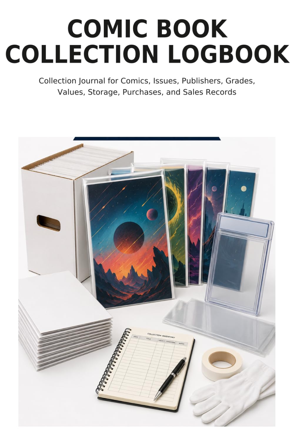 Comic Book Collection Logbook: A Simple Record Keeper for Tracking Issues, Publishers, Purchase Dates, Values, Grades, and Notes baixar o livro de graça