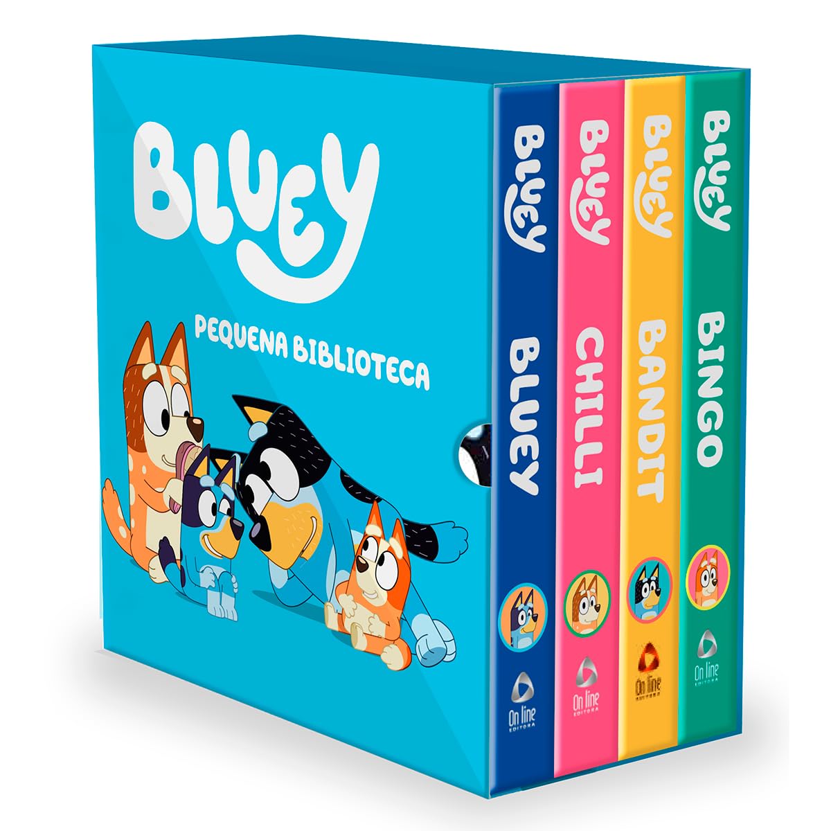 Bluey Pequena Biblioteca da Bluey - Box com 4 livrinhos baixar o livro de graça