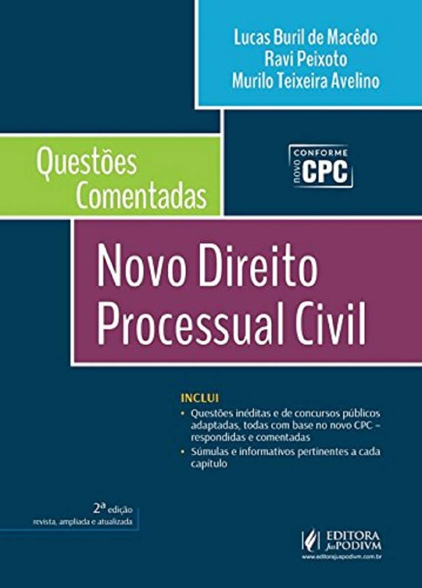 Questões Comentadas. Novo Direito Processual Civil baixar o livro de graça
