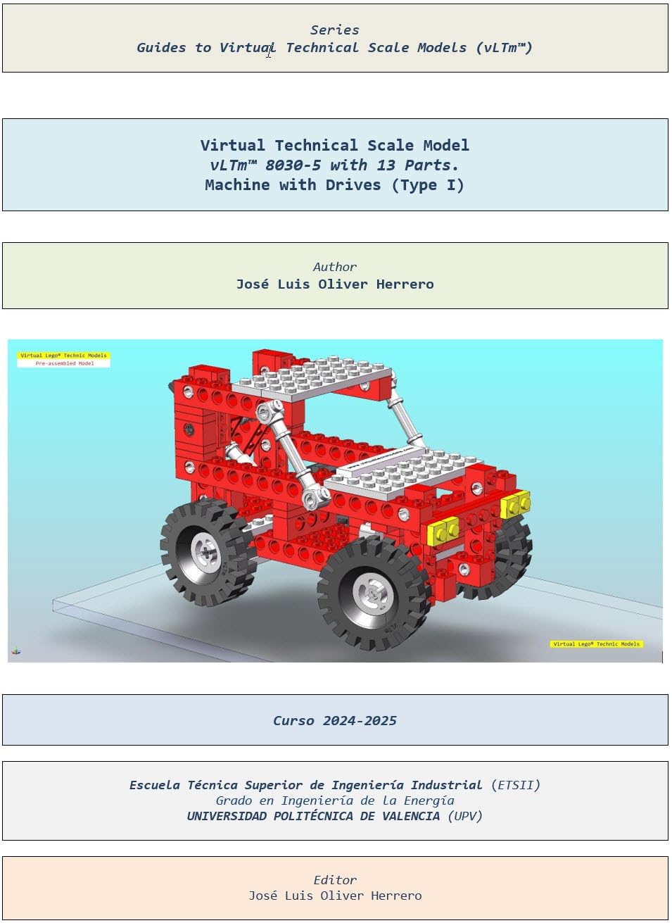 Virtual Technical Scale Model vLTm™ 8030-5 with 13 Parts. Machine with Drives (Type I) (Guides to Virtual Technical Scale Models (vLTm™) Book 1030) (English Edition) baixar o livro de graça