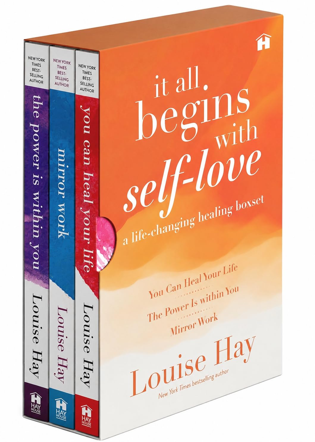Louise Hay Boxset (Set of 3): It All Begins with Self-love | Includes You Can Heal Your Life, The Power is Within You| Learn Self-Love, Heal Emotionally & Transform Your Life with Affirmations baixar livro de graça