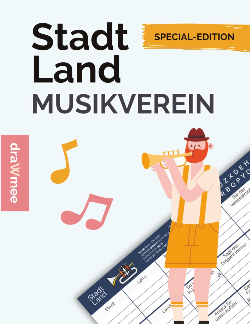 capítulo por capítulo baixar Stadt Land Musikverein: Quiz Geschenk für Blasmusik, Kapelle und Musikvereine: Spielblock mit 35 Blatt Din-A4 (Seiten zum Ausschneiden) (German Edition)