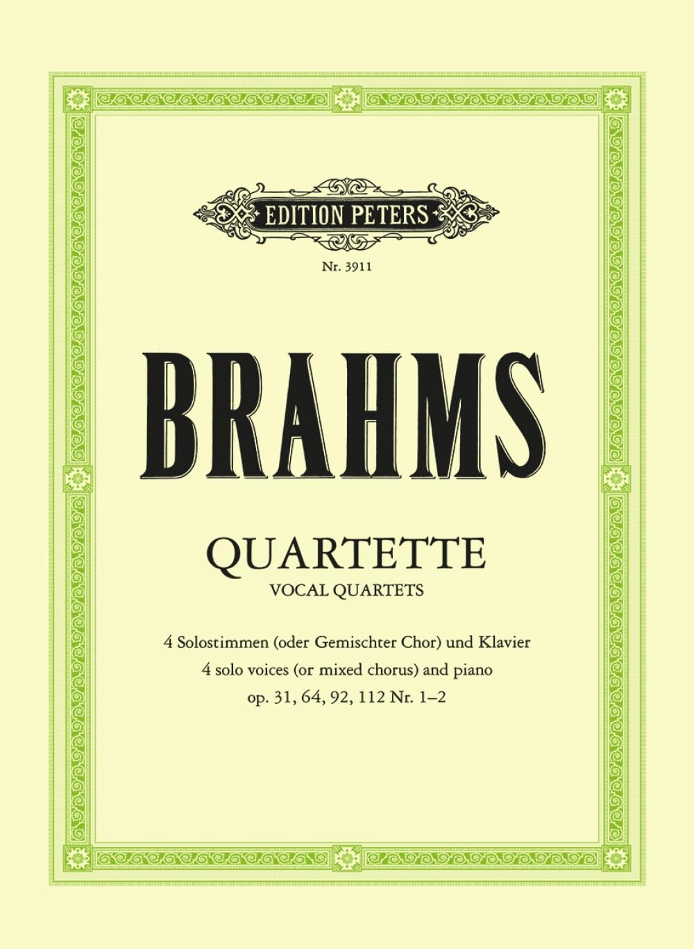 Vokalquartette, in 3 Banden (Vol. 1)