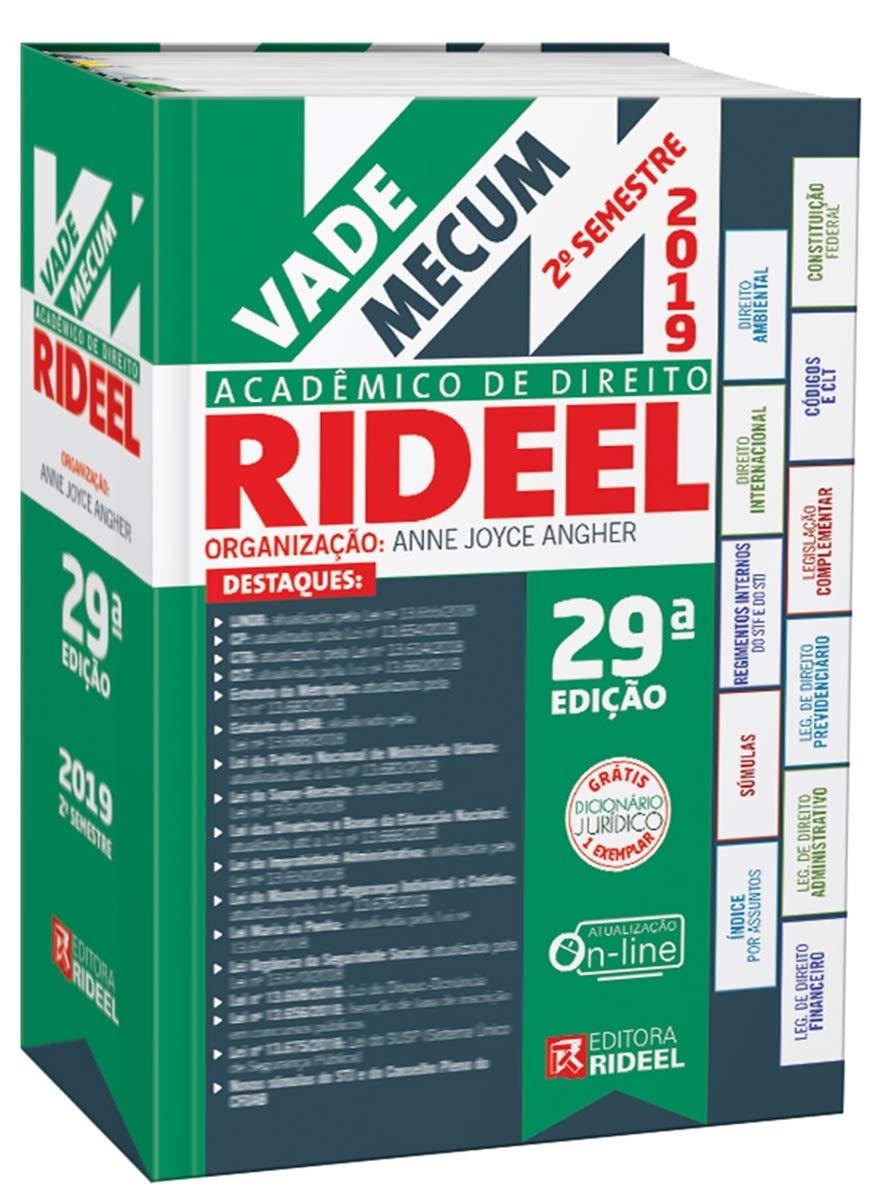 Vade Mecum Acadêmico de Direito Rideel - 2º Semestre 2019 - 29º Edição - Tradicional baixar livro de graça