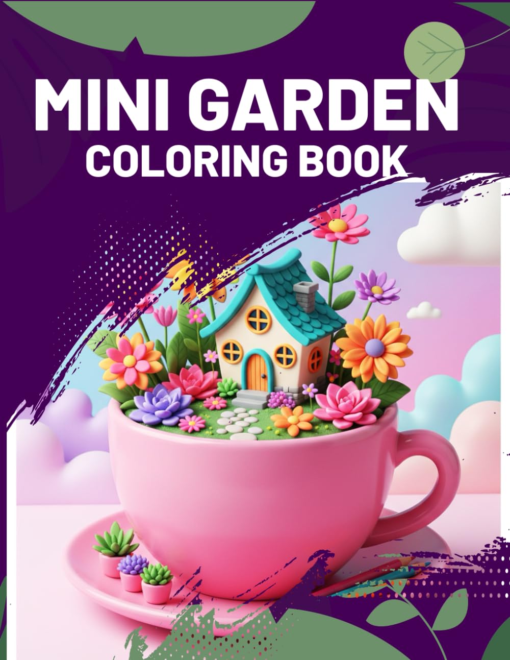 Mini Garden Coloring Book: Easy Mini Garden Coloring Pages Designed for Early Learners baixar livro de graça