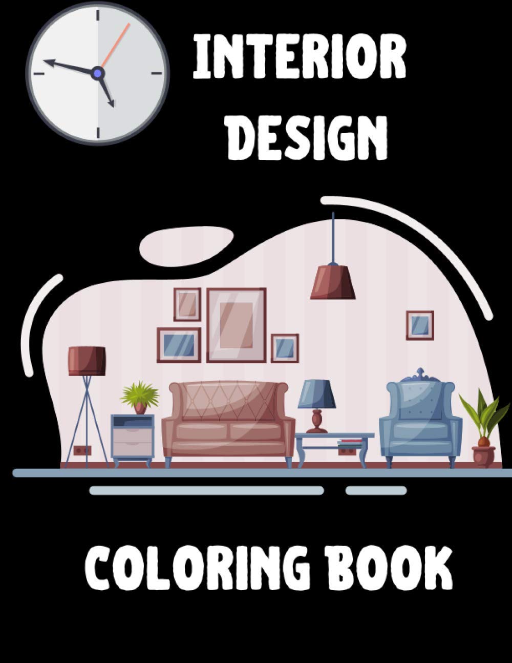 Interior Design Coloring Book: Adult Coloring Book, Home Designs And Room Ideas for Relaxation baixar livro de graça