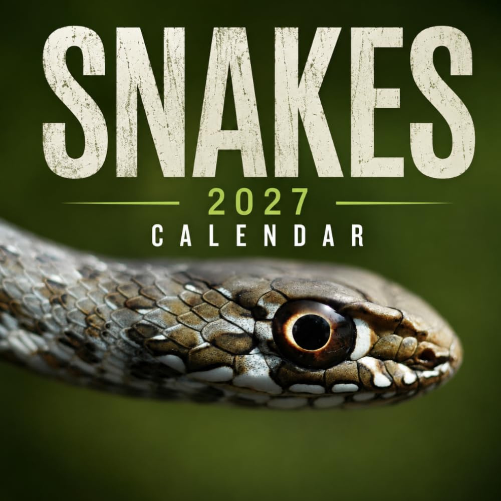 Snake Calendar 2027: Reptile Photography Collection