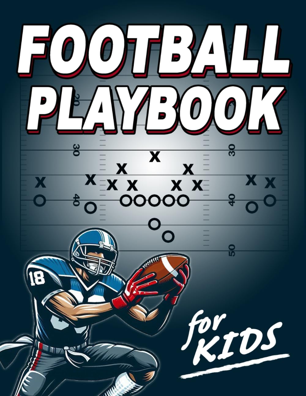 ler totalmente Football Playbook for Kids: Blank Football Field Diagram Notebook. The Football Play Making Book for Gifted Play Makers.