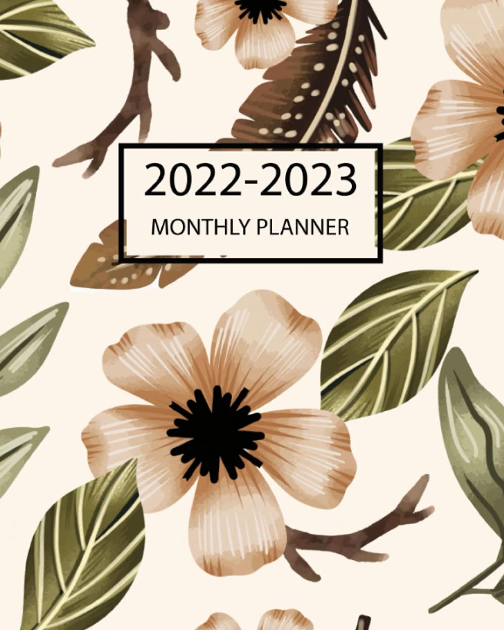 capítulo por capítulo baixar 2022-2023 Monthly Planner: January 2022 to December 2023-2 Year Monthly Organizer and Planner (Floral Design Cover)