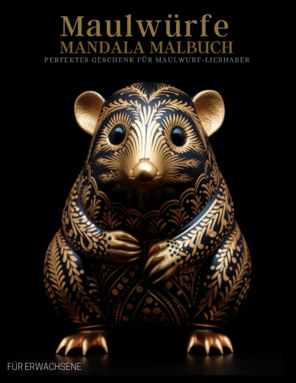 ler totalmente Maulwürfe Malbuch für Erwachsene: Maulwürfe Mandalas und Blumen – Therapie und Meditation für Männer und Frauen (German Edition)