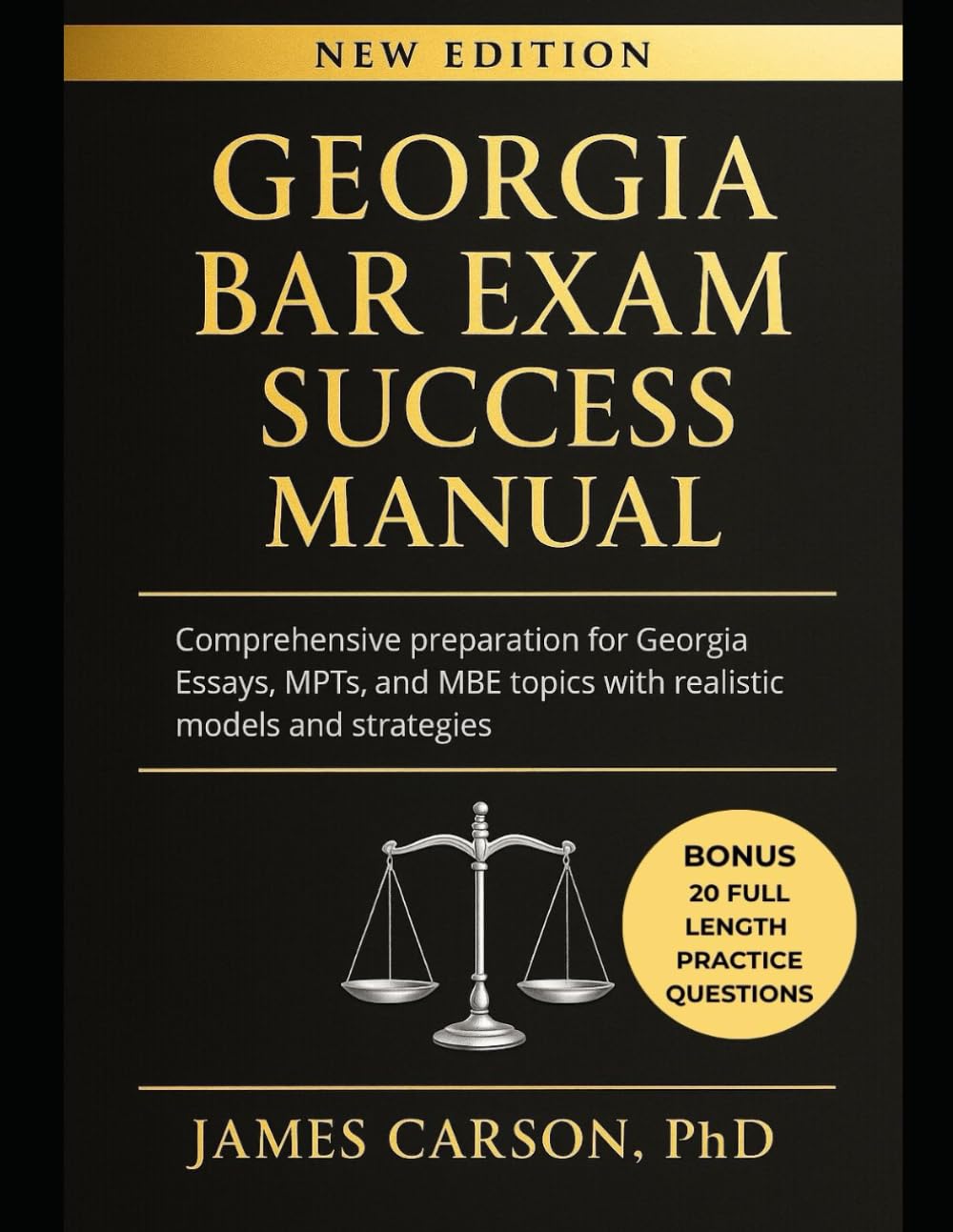 GEORGIA BAR EXAM SUCCESS MANUAL: Comprehensive preparation for Georgia Essays, MPTs, and MBE topics with realistic models and strategies baixar livro de graça