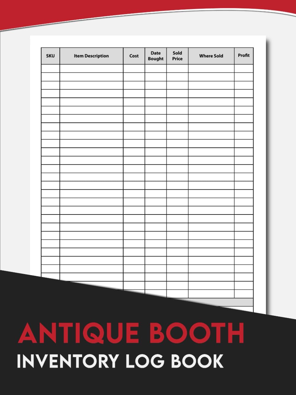capítulo por capítulo baixar Antique Booth Inventory Log Book: Simple Record Book Ideal for Tracking Inventory & Profit Margin for Each Product