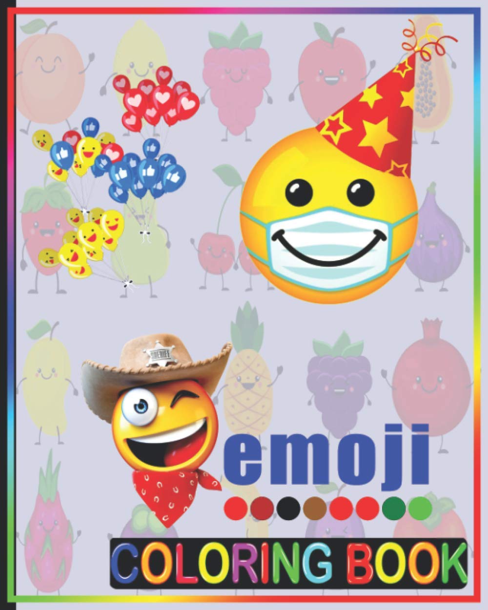 ler totalmente Emoji Coloring Book: A Big Coloring Activity Book with 100 Fun Emoji Coloring Pages for Kids, Boys and Girls (Perfect Gift for Emoji Lovers)
