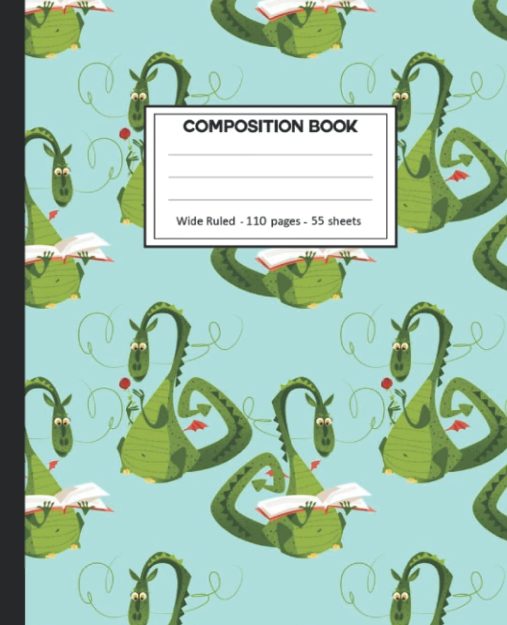 ler totalmente Composition Notebook: Dragon Wide Ruled Blank Lined Composition Book Journal (7.5 x 9.25 in) Cute Notebooks for Girls Teens Kids School Planner Diary Writing Notes.