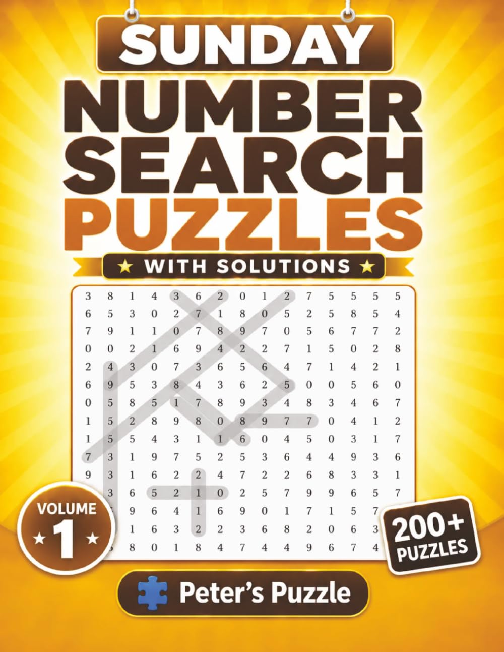 ler totalmente Sunday Number Search Puzzles: 200+ Number Search Puzzles to Challenge Your Mind • Two Puzzles Per Page • With Solutions • Volume 1