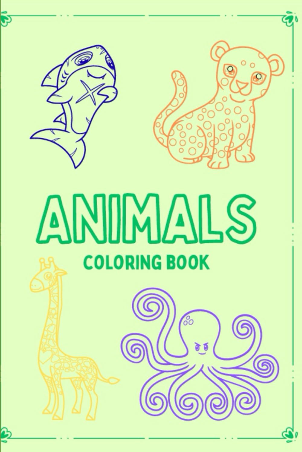 ler totalmente ANIMALS: Coloring Book (Portuguese Edition)