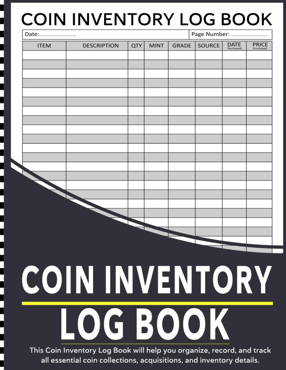 ler totalmente Coin Inventory Log Book: Coin Collection Ledger to Organize, Manage, Catalog & Record Your Rare Coins