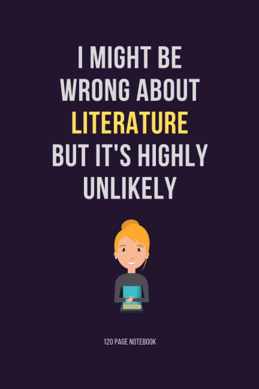 I Might Be Wrong About Literature But It's Highly Unlikely: A Unique English Literature Gift For Teachers | 110 Page Blank Lined Notebook For Writing or Journaling Angry Thoughts baixar o livro de graça