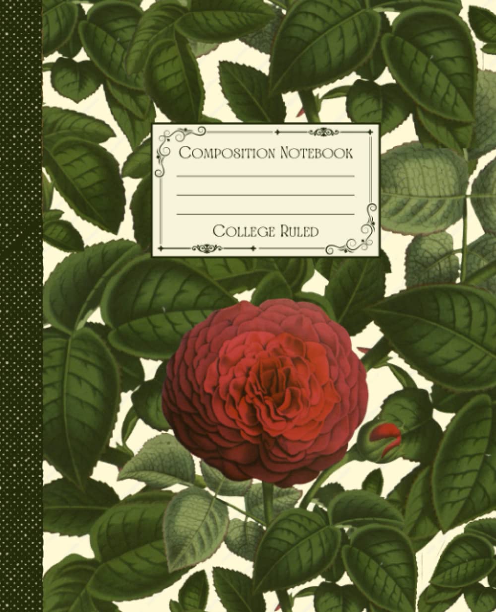 Vintage Flower Composition Notebook College Ruled: Vintage Botanical Illustration | Vintage Flower Notebook for Writers | Perfect for College, School, Work. baixar o livro de graça