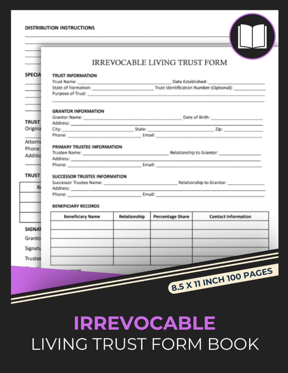 Irrevocable Living Trust Form Book: Fillable Trust Agreement Templates for Asset Protection, Wealth Transfer & Estate Planning baixar o livro de graça