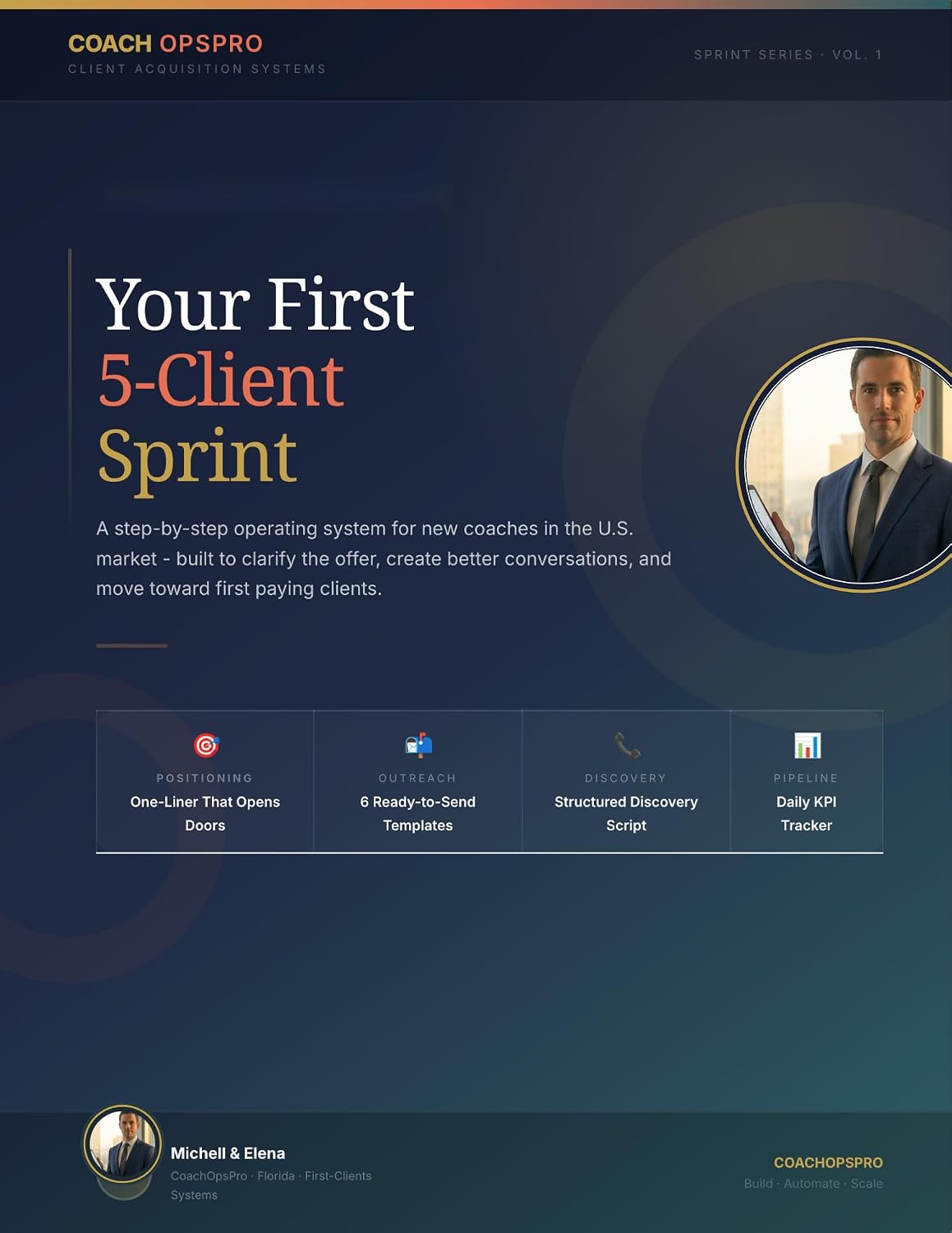 ler totalmente Your First 5-Client Sprint: A Practical Playbook for Coaches to Get Their First 5 Clients with Simple Outreach, Offers, and Follow-Up (English Edition)