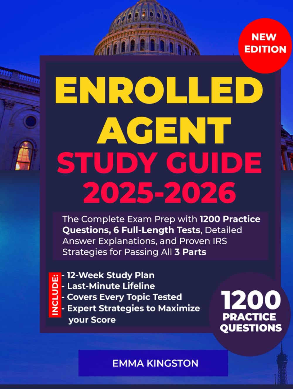 ler totalmente ENROLLED AGENT STUDY GUIDE 2025-2026: The Complete Exam Prep with 1200 Practice Questions, 6 Full-Length Tests, Detailed Answer Explanations, and Proven IRS Strategies for Passing All 3 Parts