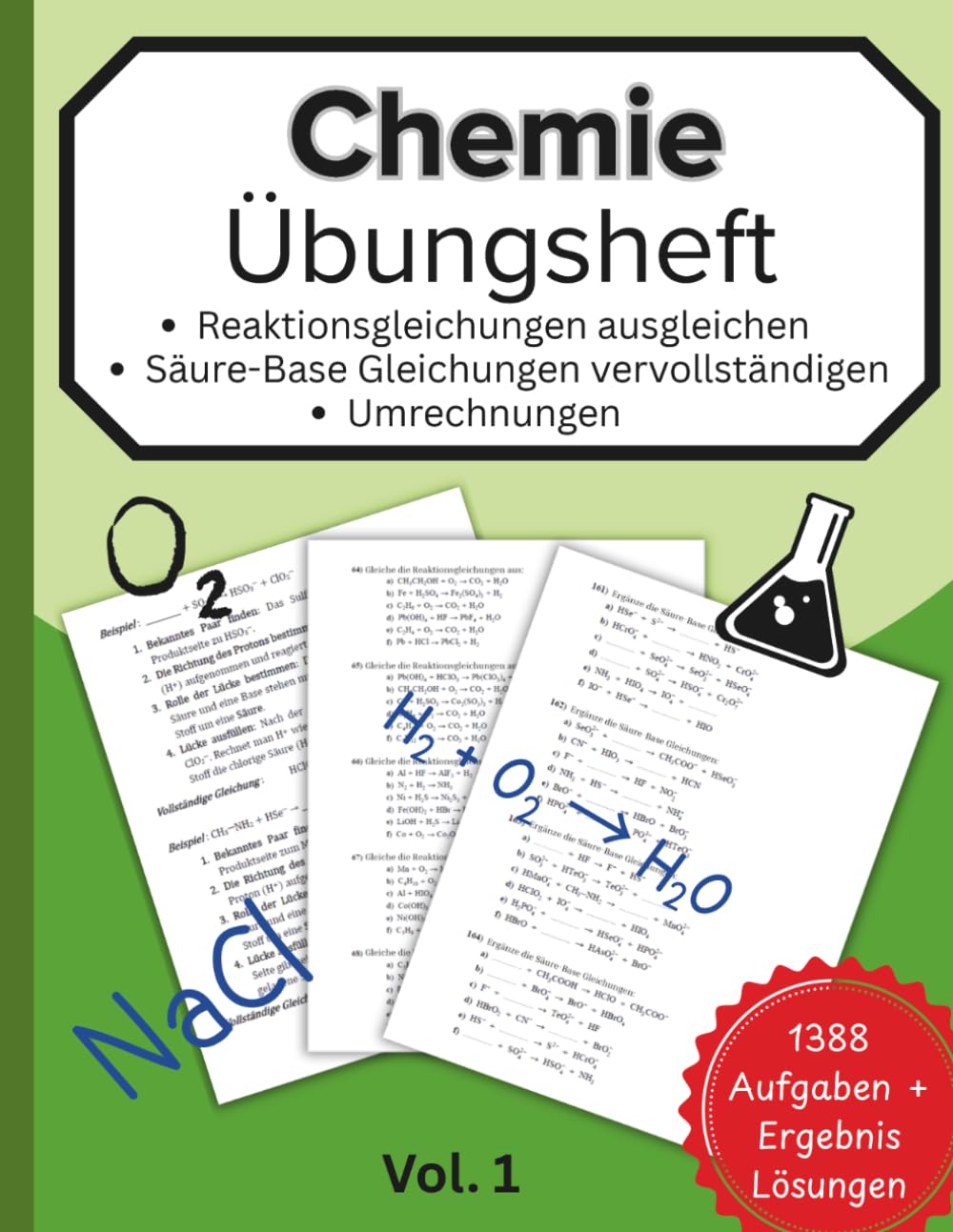 capítulo por capítulo baixar Chemie Übungsheft Vol. 1: Aufgabensammlung zu Reaktionsgleichungen, Stöchiometrie und empirischen Formeln für Schule und Selbststudium (German Edition)
