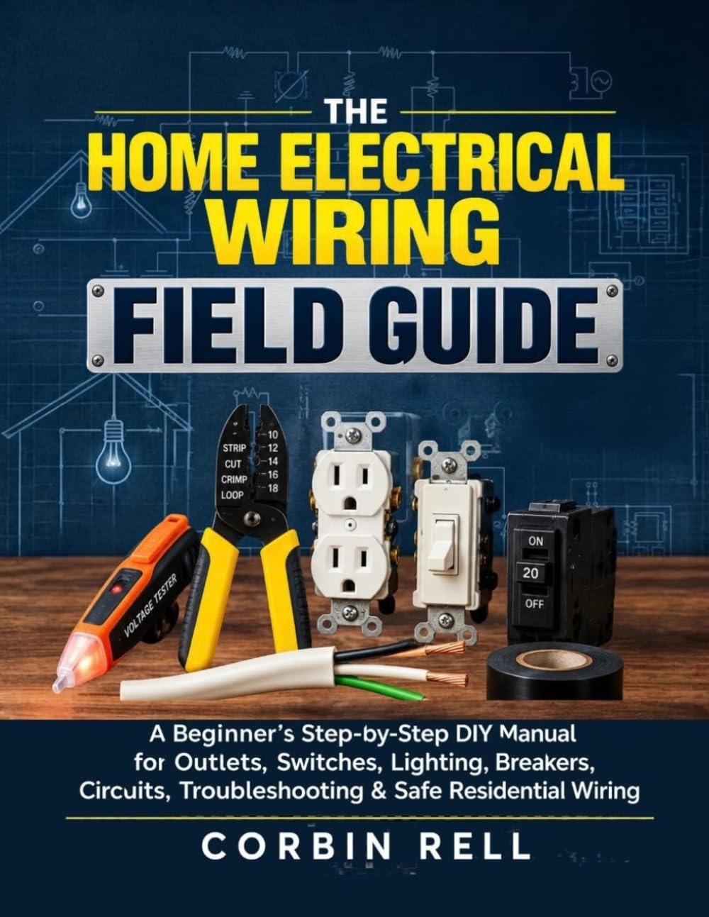 ler totalmente THE HOME ELECTRICAL WIRING FIELD GUIDE: A Beginner's Step-by-Step DIY Manual for Outlets, Switches, Lighting, Breakers, Circuits, Troubleshooting & Safe Residential Wiring