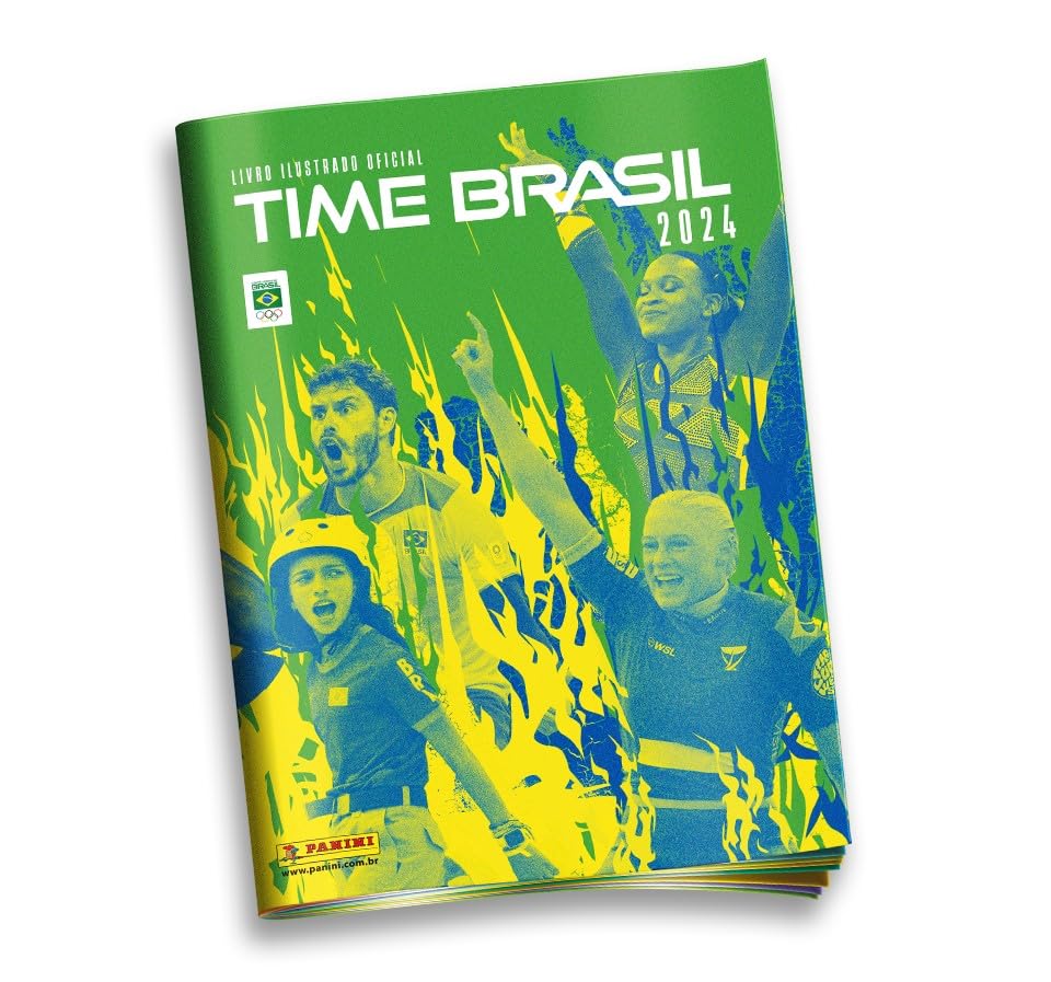 Álbum de Figurinhas Brochura Comitê Olímpico Brasileiro 2024 baixar o livro de graça