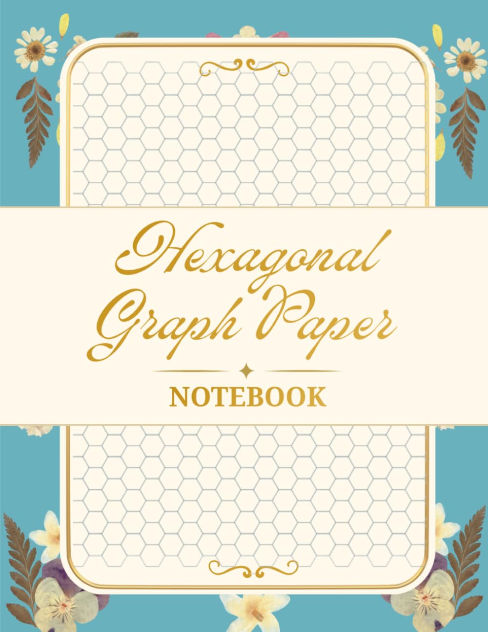 capítulo por capítulo baixar Organic Chemistry Hexagonal Graph Paper Notebook: Elegant Floral Botanical Design | 125 Pages of 1/4 Inch Hexagons | Lightweight & Lay-Flat Science Composition Pad | 8.5 x 11 Inches