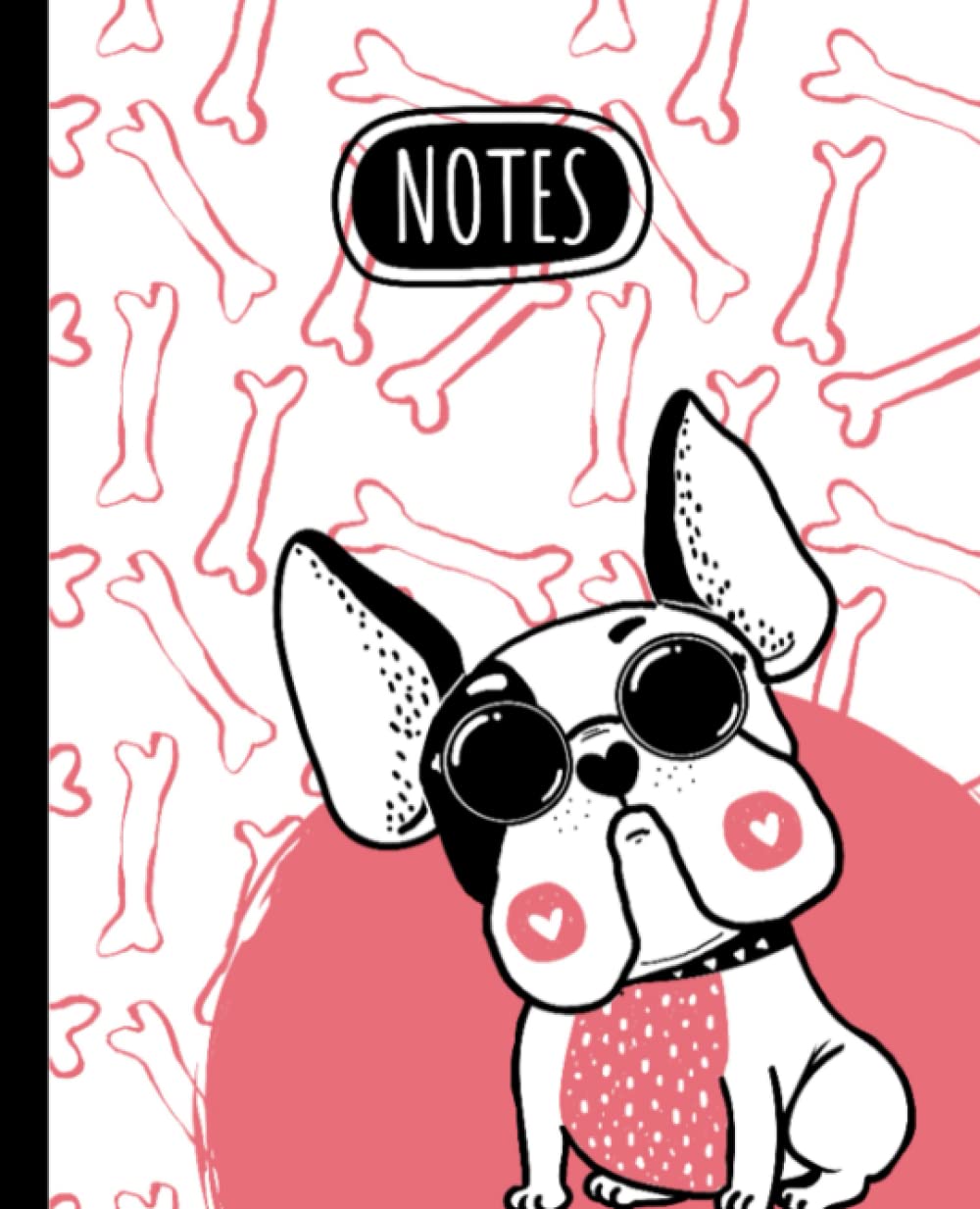ler totalmente Journal and Sketchbook: Composition Size (7.5"x9.75") With Lined and Blank Pages, Perfect for Journal, Doodling, Sketching and Notes: Pink Frenchie