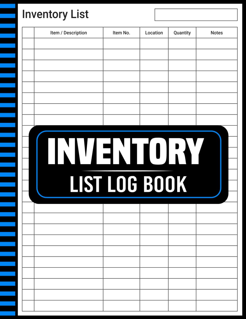 ler totalmente Inventory List Log Book: Organize Supplies Products and Equipment