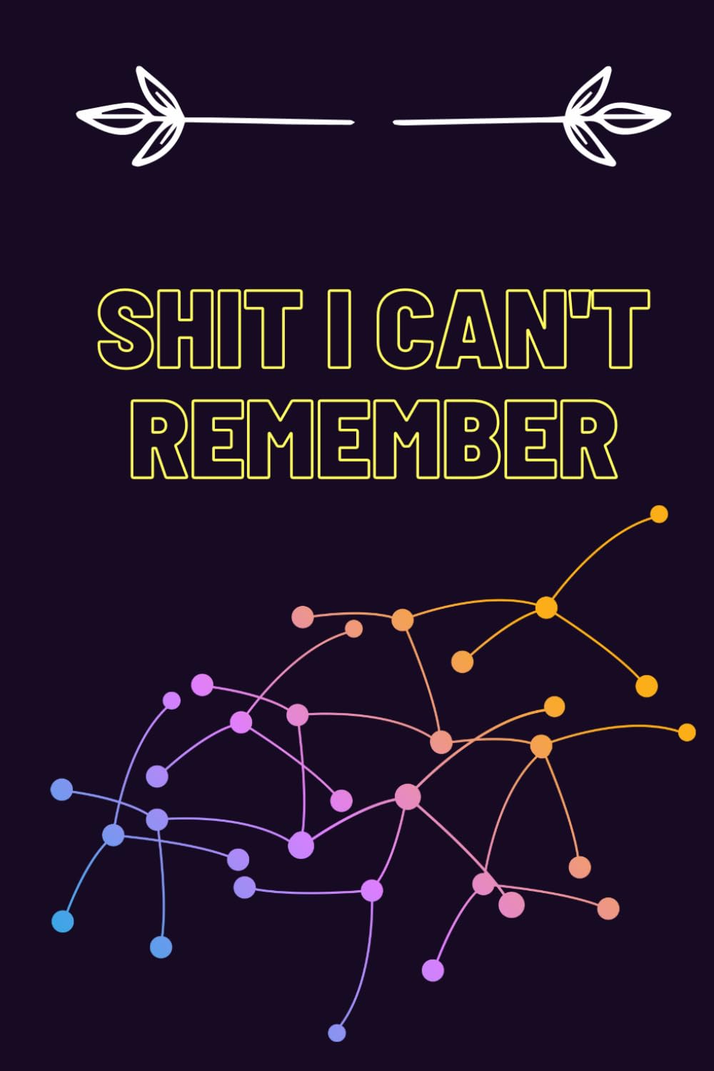 ler totalmente Shit I Can't Remember: Notebook | 120 pages, size 6x9 inches