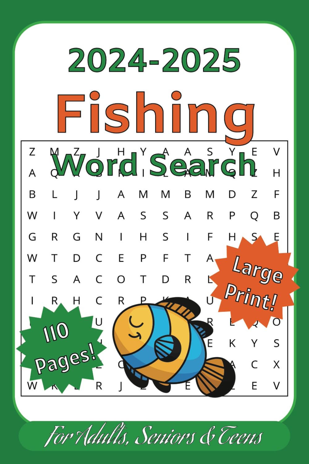 ler totalmente Fishing Themed Word Search Book: A Fishing Themed Word Find Puzzle Book for Adults, Seniors, and Teens