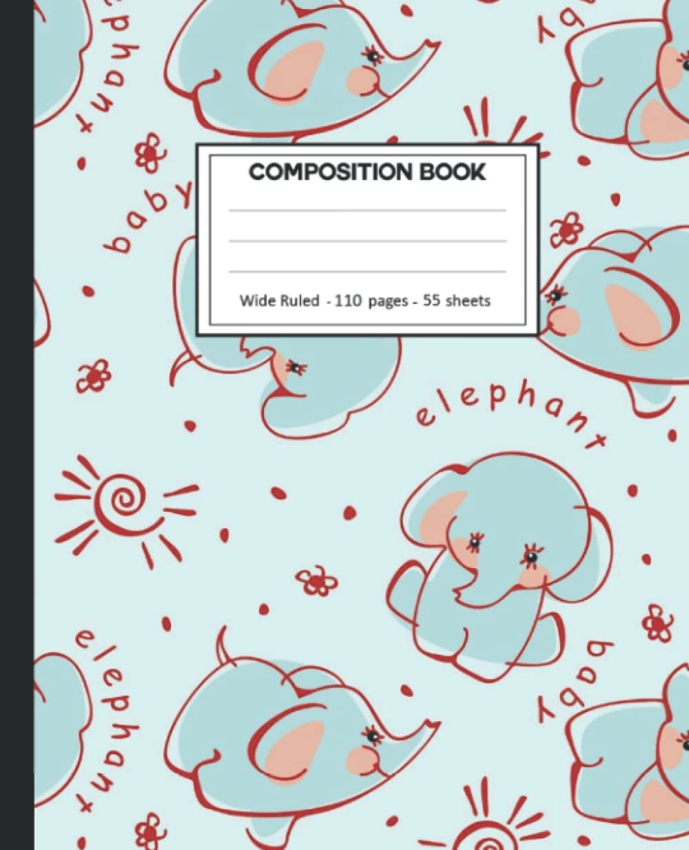 Composition Notebook: Elephant College Ruled: 110+ Lined Pages Writing Journal. baixar o livro de graça