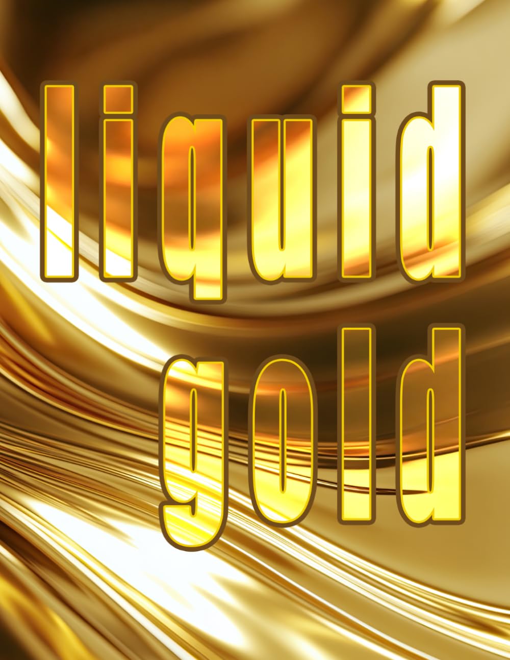 ler totalmente Liquid Gold: Golden Metallic Style Image | Decorative Coffee Table Book | For Interior Design Styling, Journals and Guestbooks