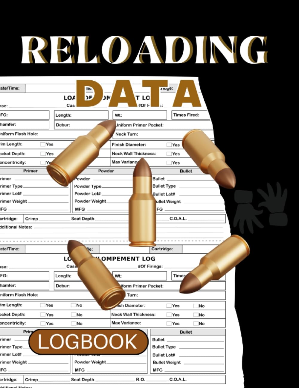 Reloading Data Log Book: Detailed Hand Reloading Data Log Sheets for hunters,handy and Perfect Handloading Ammunition For Reloaders to Record & Track Reloading Ammo,8.5",11"-120 Pages baixar livro de graça