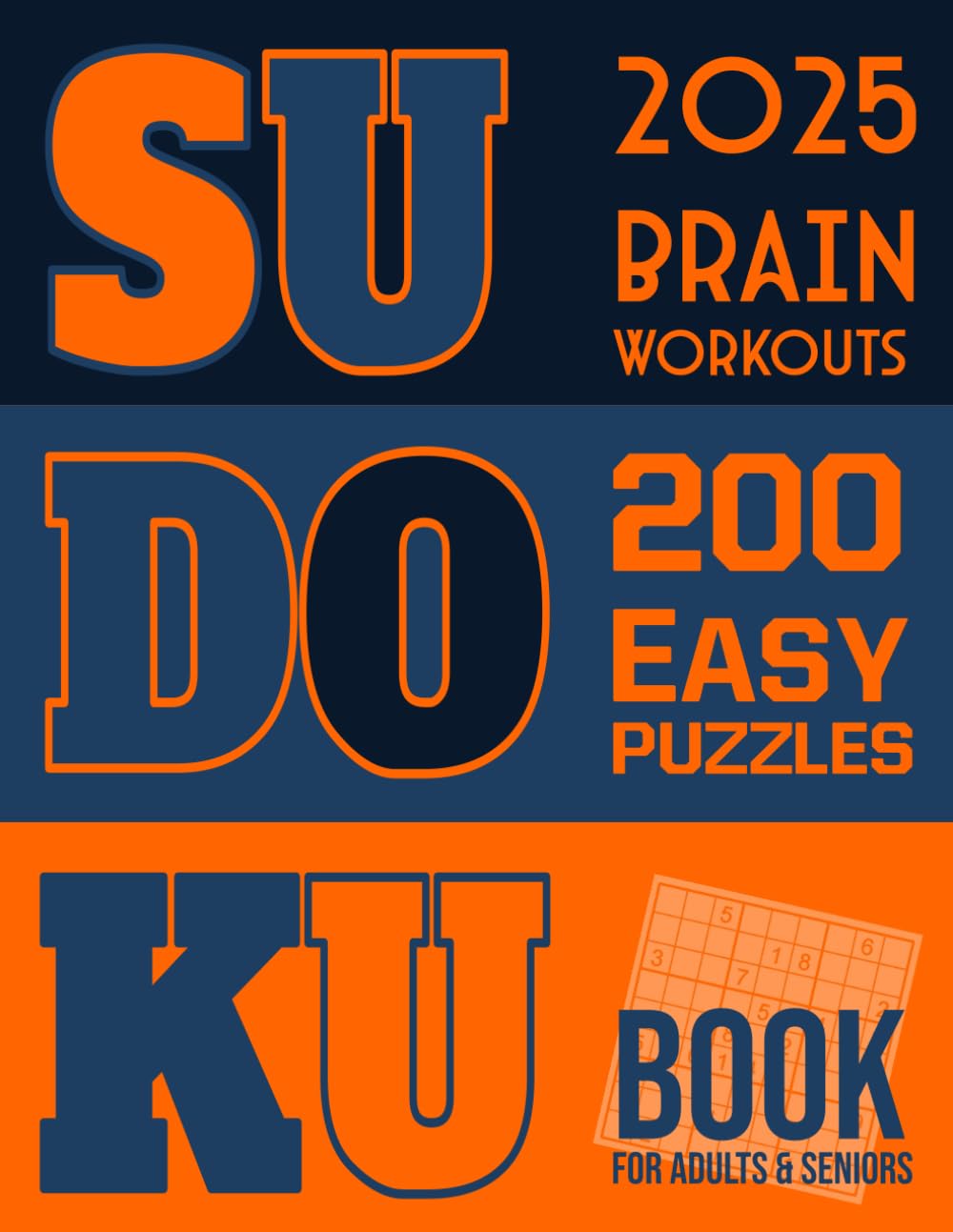 ler totalmente Easy Sudoku Book for Adults and Seniors: 200 Large-Print Puzzles for Calm Fun Brain Workouts Convenient One-Page Puzzles with Solutions for Every Game