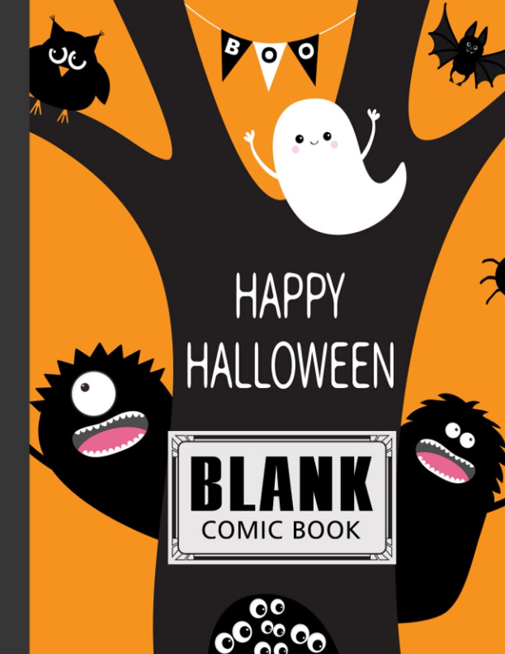 Blank Comic Book: Premium Happy Halloween Cover Blank Comic Book, Create Your Own Story, Journal, Notebook, Sketchbook for Kids and Adults, 120 Pages - Size 8.5" x 11" Notebook by Marko Lohmann baixar livro de graça
